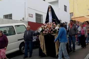 La Santa Cruz y la Virgen de la Paloma se encuentran en El Calero (Foto TA)